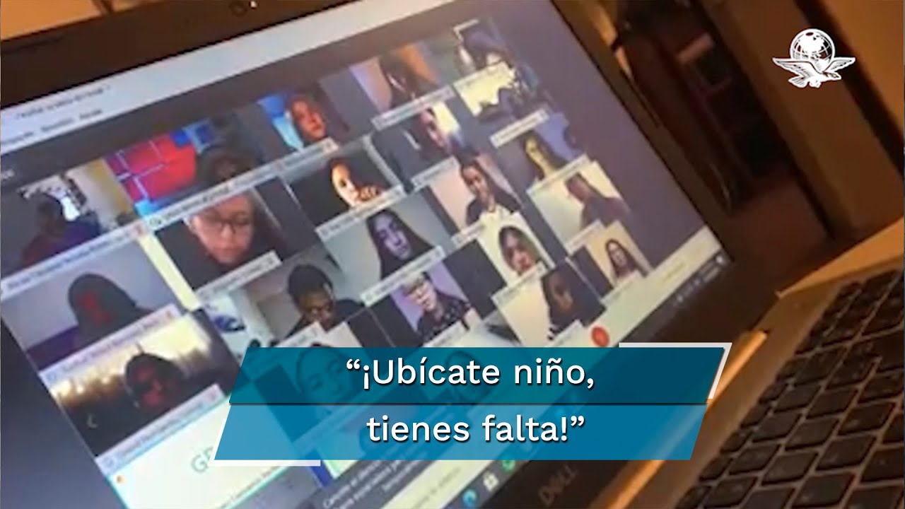 Exhiben a maestra maltratando alumnos en clases online