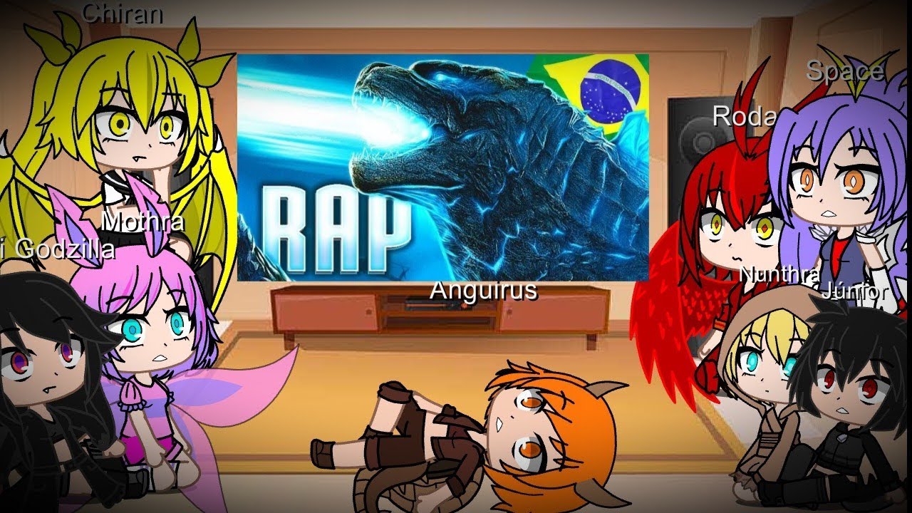 As kaijus girl reagindo o{Rap do Godzilla} {O REI DOS MONSTROS}