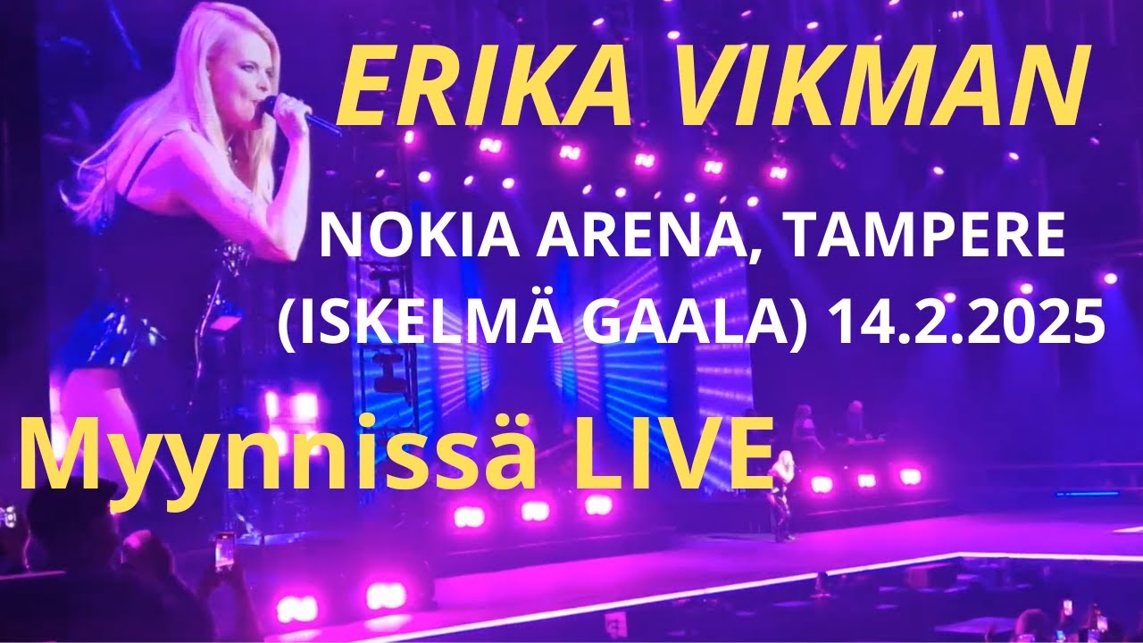 Erika Vikman - Myynnissä (Live @Nokia Arena, Tampere 14.2.2025 Iskelmä Gaala) (Eng subs)