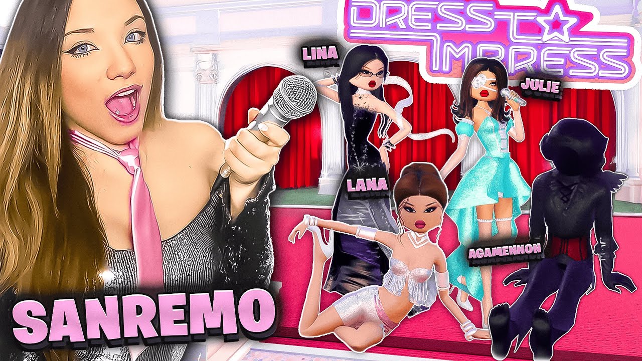 SANREMO SU DRESS TO IMPRESS con I PERSONAGGI DELLE QUEST !!