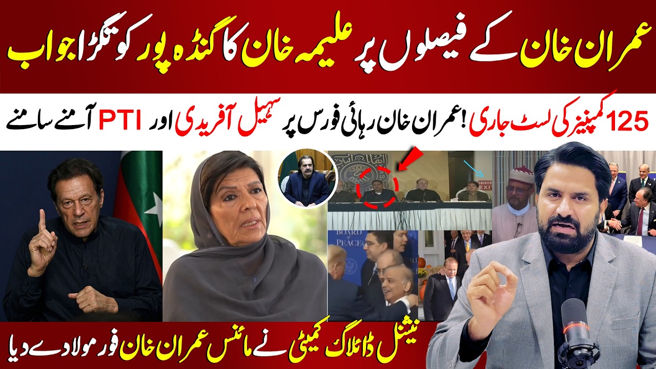 🔴 Aleema Khan’s Strong Reply to Gandapur | Sohail Afridi vs PTI on IK Release Force