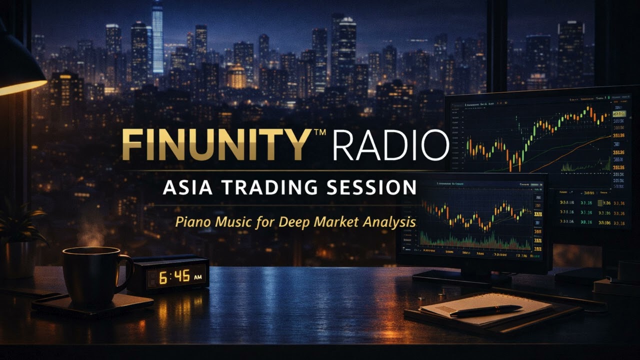 🌅ASIA TRADING SESSION | FINUNITY™ RADIO #FLOWSTATEPIANO #FINUNITYRADIO #FOCUSPIANO