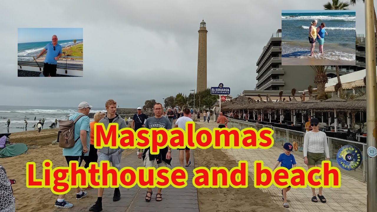 Maspalomas Lighthouse and beach