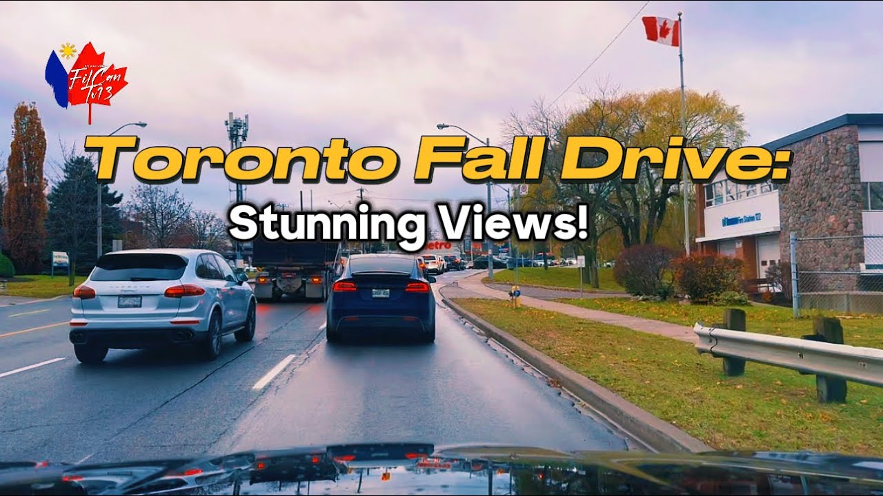 Driving Toronto Streets in Fall: A Colorful Journey