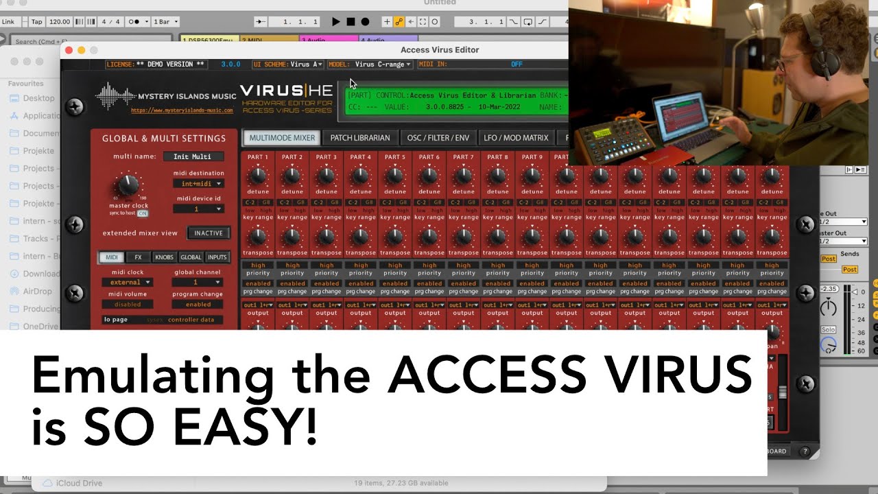 How to emulate the Access Virus in 2022 (and why you still wanna own the real hardware synthesizer)