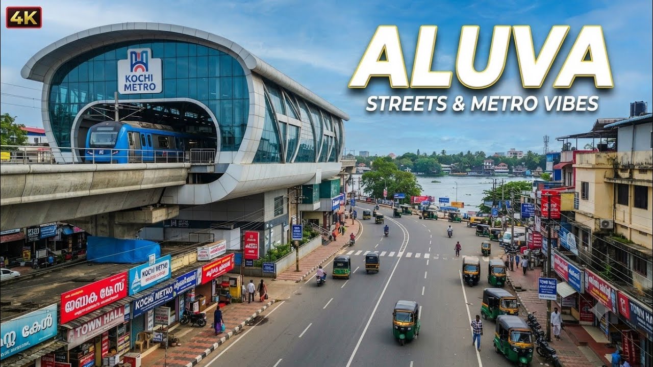 Aluva After Dark: Street Life & Metro Vibes on DJI Action 5 (4K)