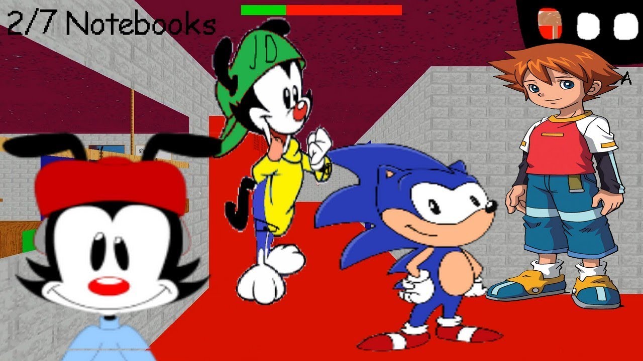 Wakko Warner's Basics 2 the toon is back - Baldi's Basics V1.4.Mod