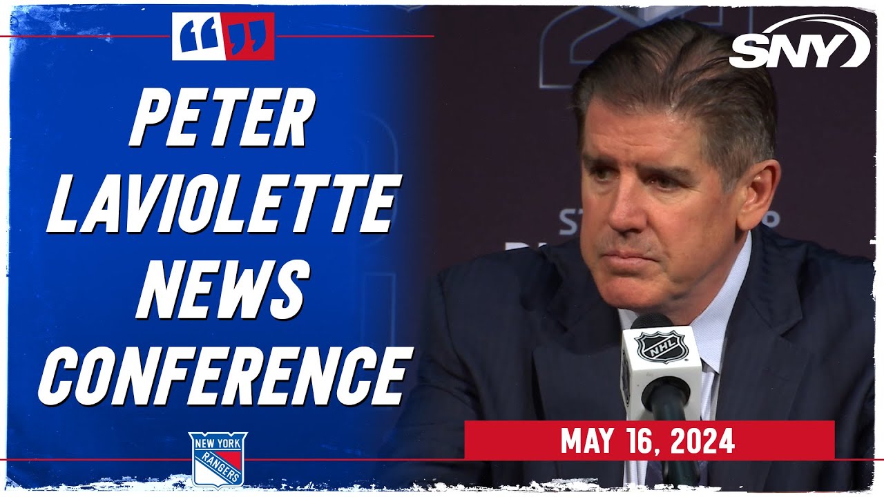 Peter Laviolette reacts to Rangers' 5-3 comeback win to advance to Eastern Conference Finals | SNY