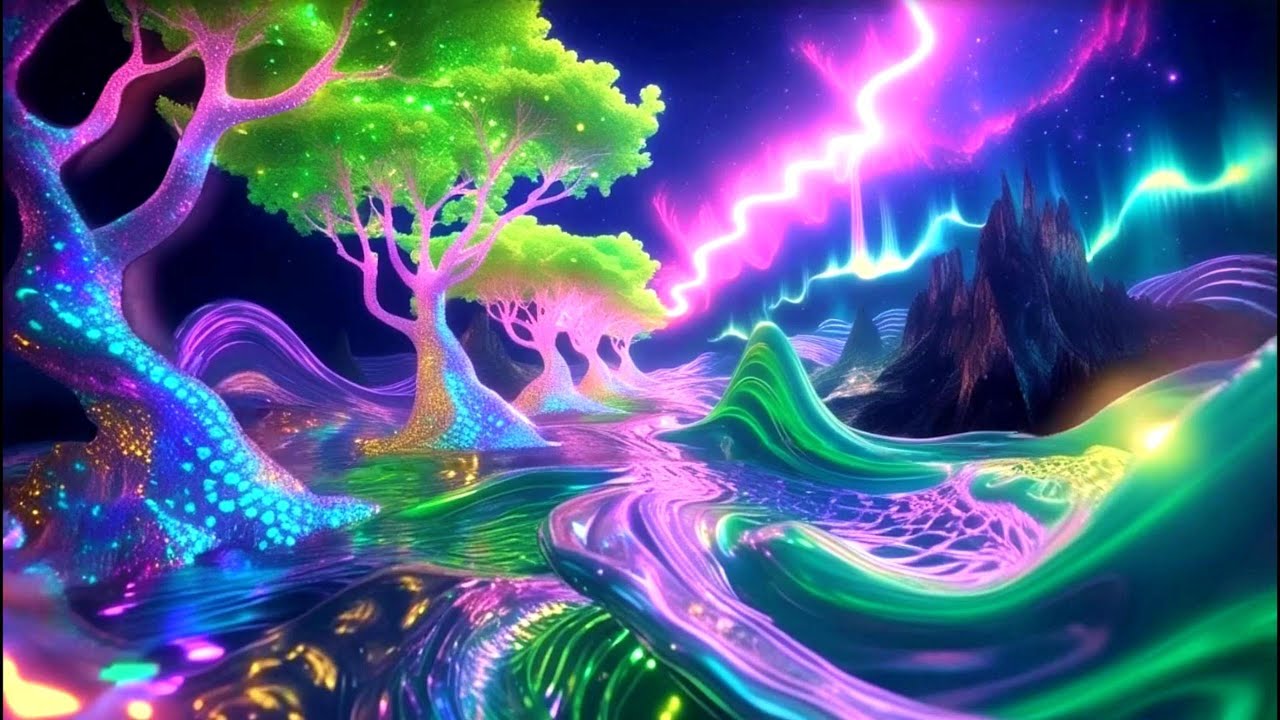 Psychedelic Dreamlike Feel And Vibe #psychedelictrance   #hallucination   #abstractart   #music