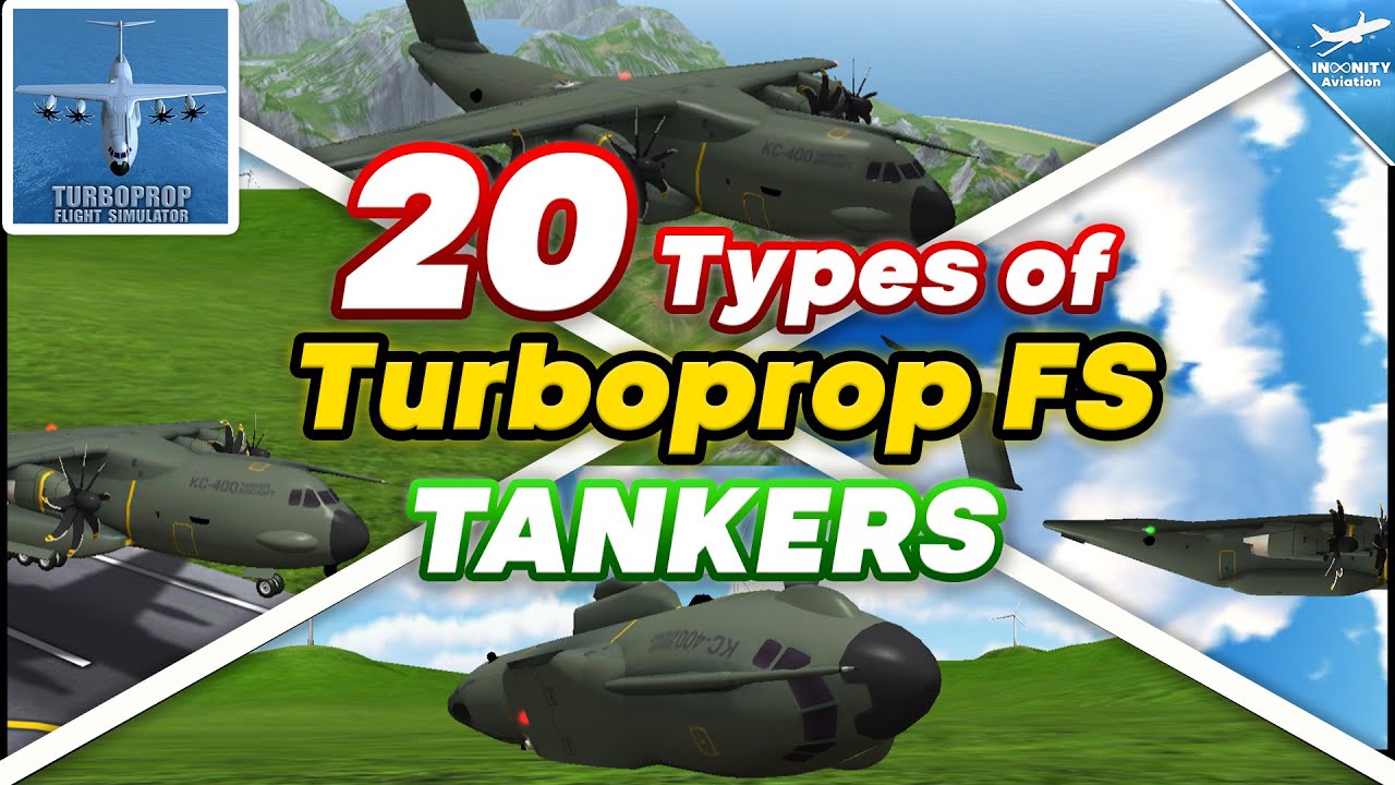 20 типов самолетов-заправщиков TFS — Turboprop Flight Simulator