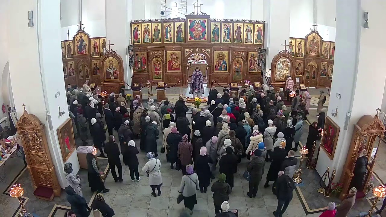 Суббота 3-й седмицы. Поминовение усопших. Прмц. Евдоки́и. Божественная Литургия.