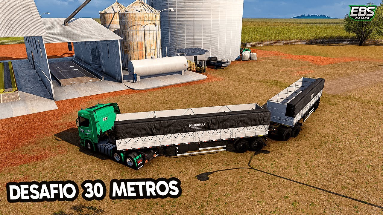 Rodotrem 30 metros comboio EBS Logística ets2 ets 2 1.57