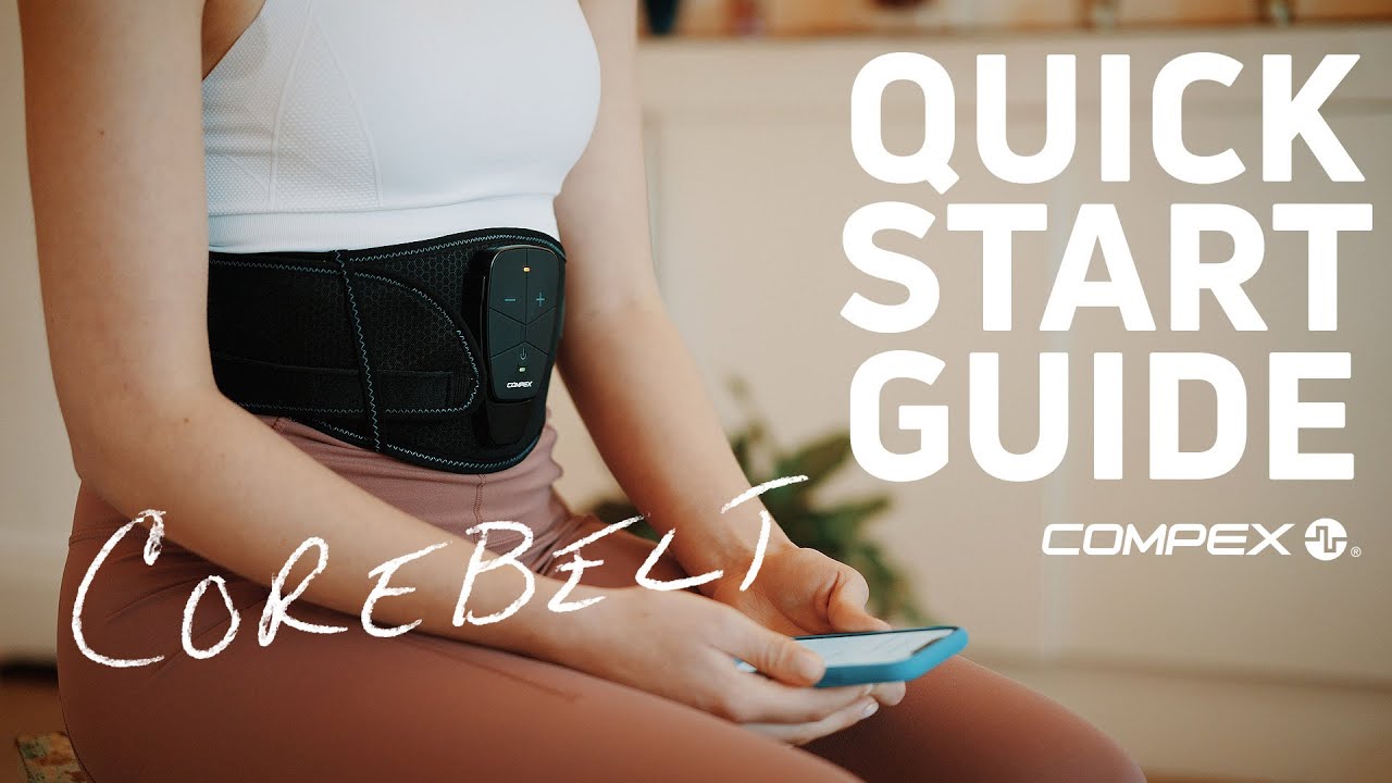 Compex CoreBelt | Quick Start Guide