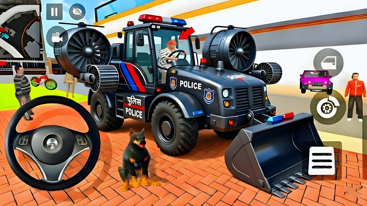 🤑Indian Thift Auto Simulator🤩Indian Showroom Purchase😯Modified Lexriy New Police DumperAnd Bike🥳Game