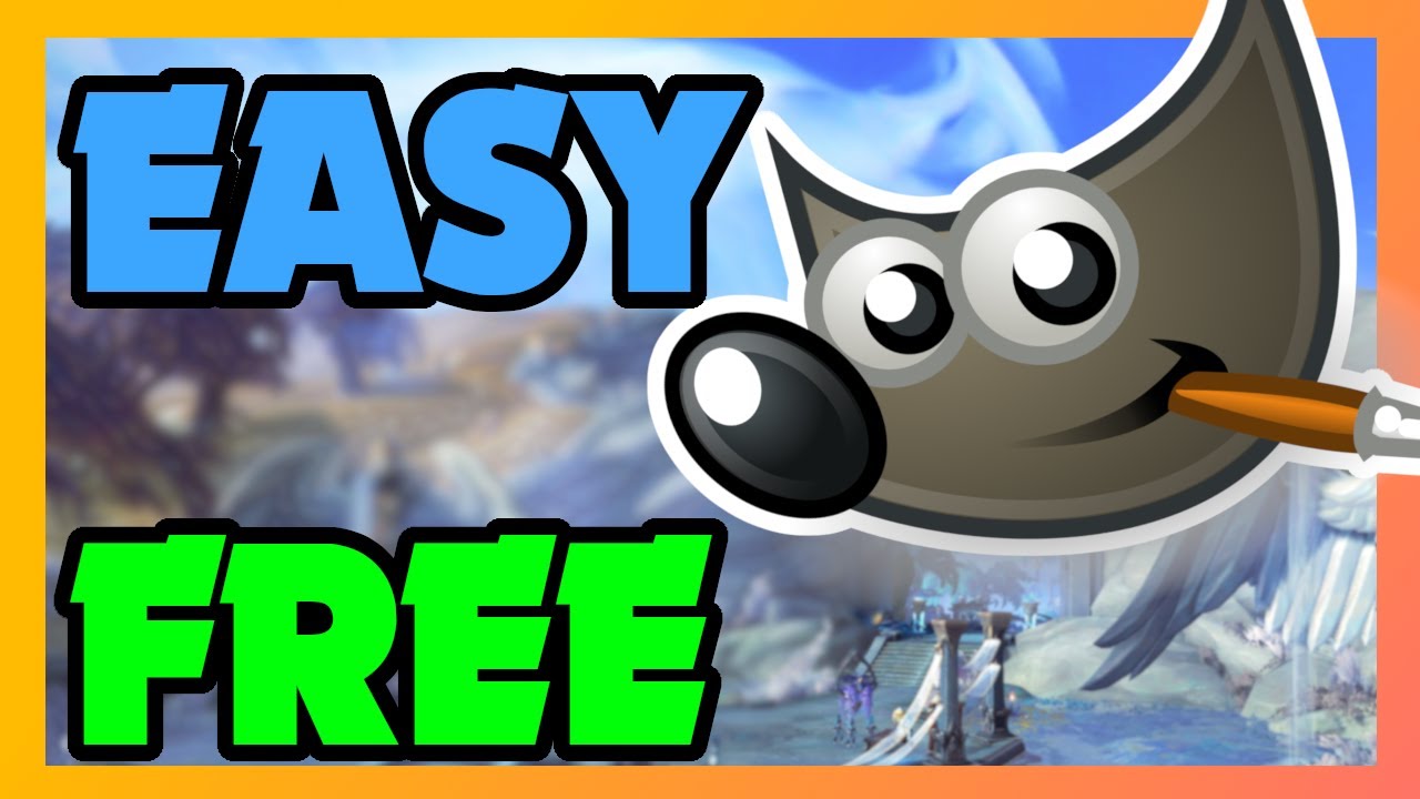 GIMP How to Make Thumbnails For Free (Gimp Tutorial)