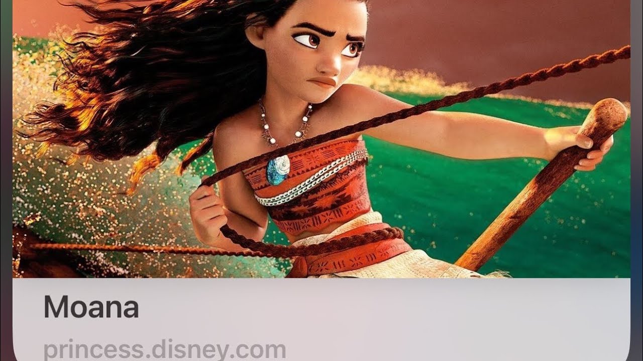 Moana on character, AI ￼