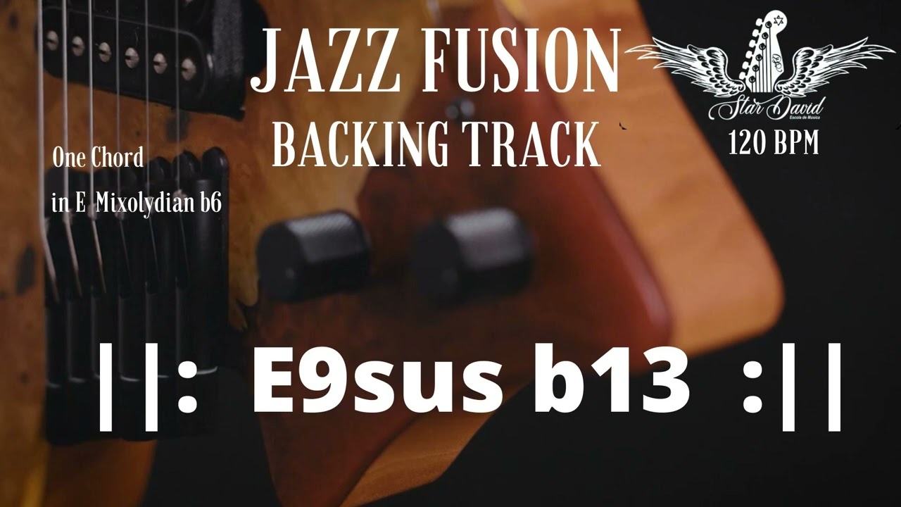 Backing Track Jazz Fusion One Chord in E9susb13