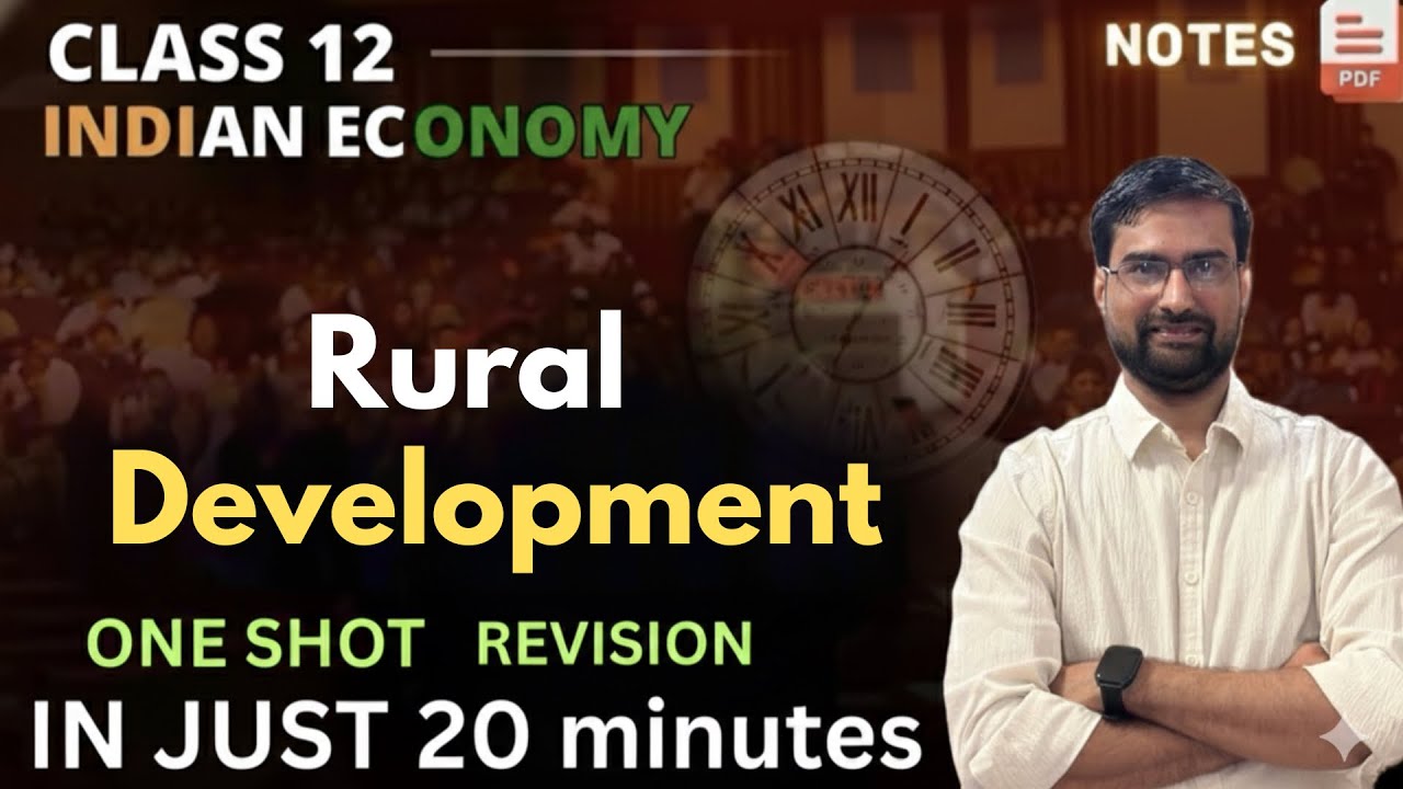 Rural development |  one shot | Exam revision video | Cover all important  topics |  chapter 5 |