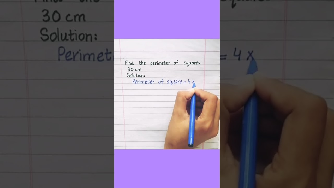 Perimeter of Square #shorts