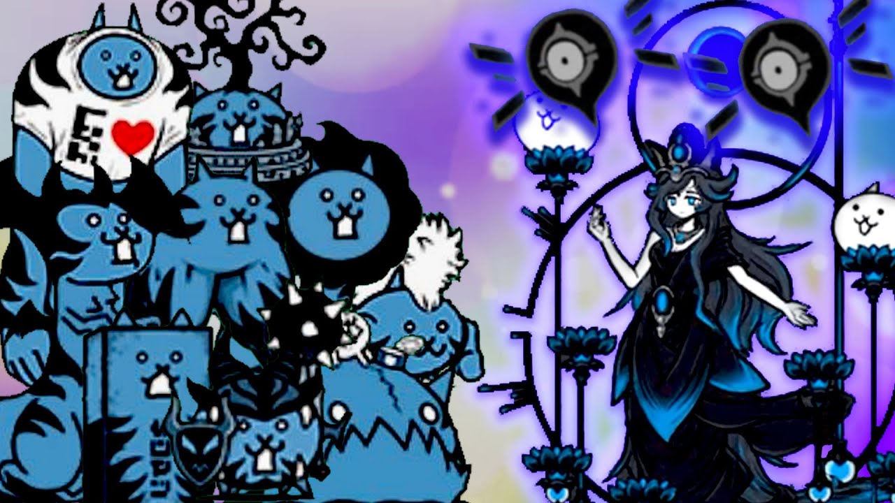 Battle Cats - Can Dark Luna Beat All Malevolent Cats?