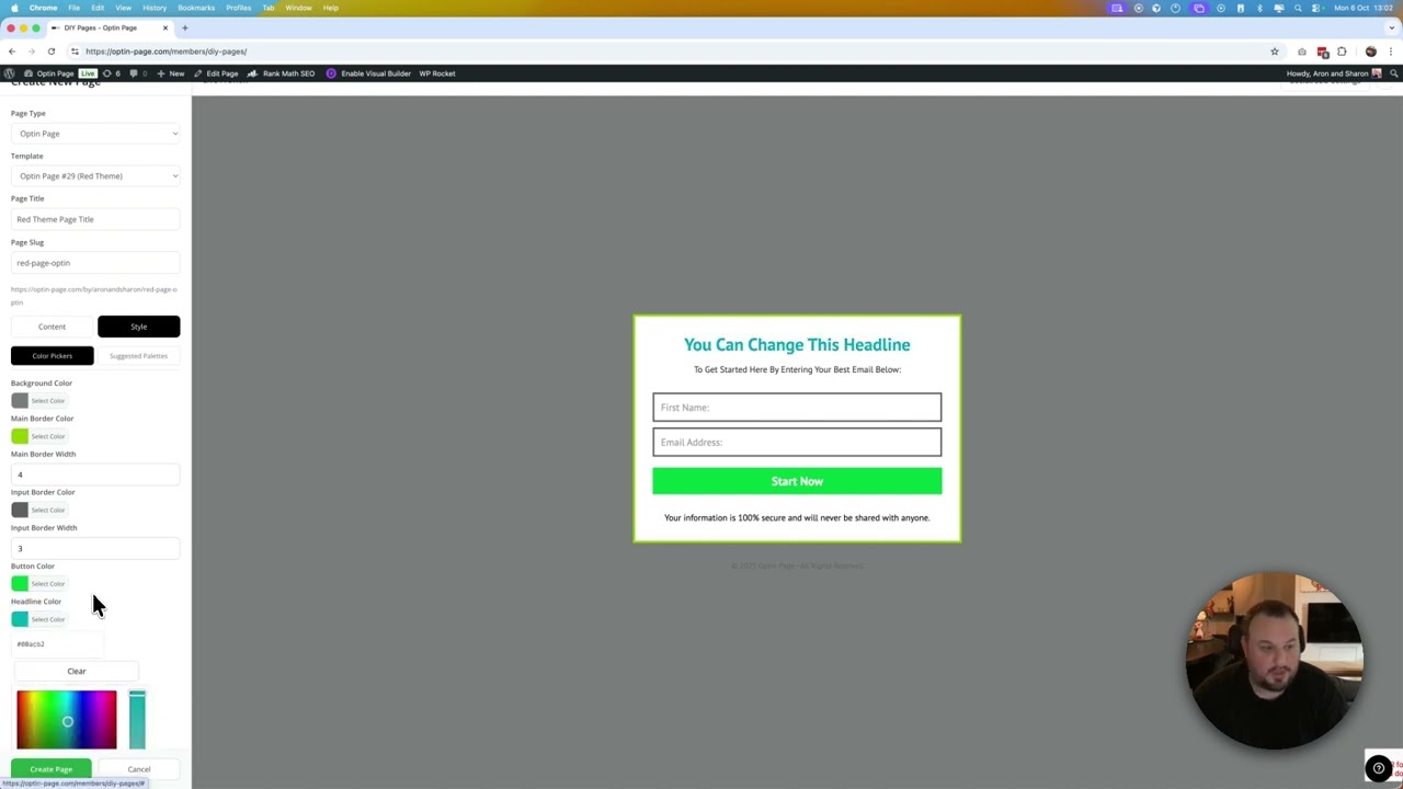 Optin Page - DIY Page Tutorial