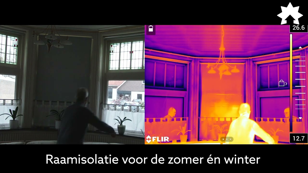TONZON raamisolatie; dubbele werking: binnen oplossing oververhitting zomer en warmteverlies winter