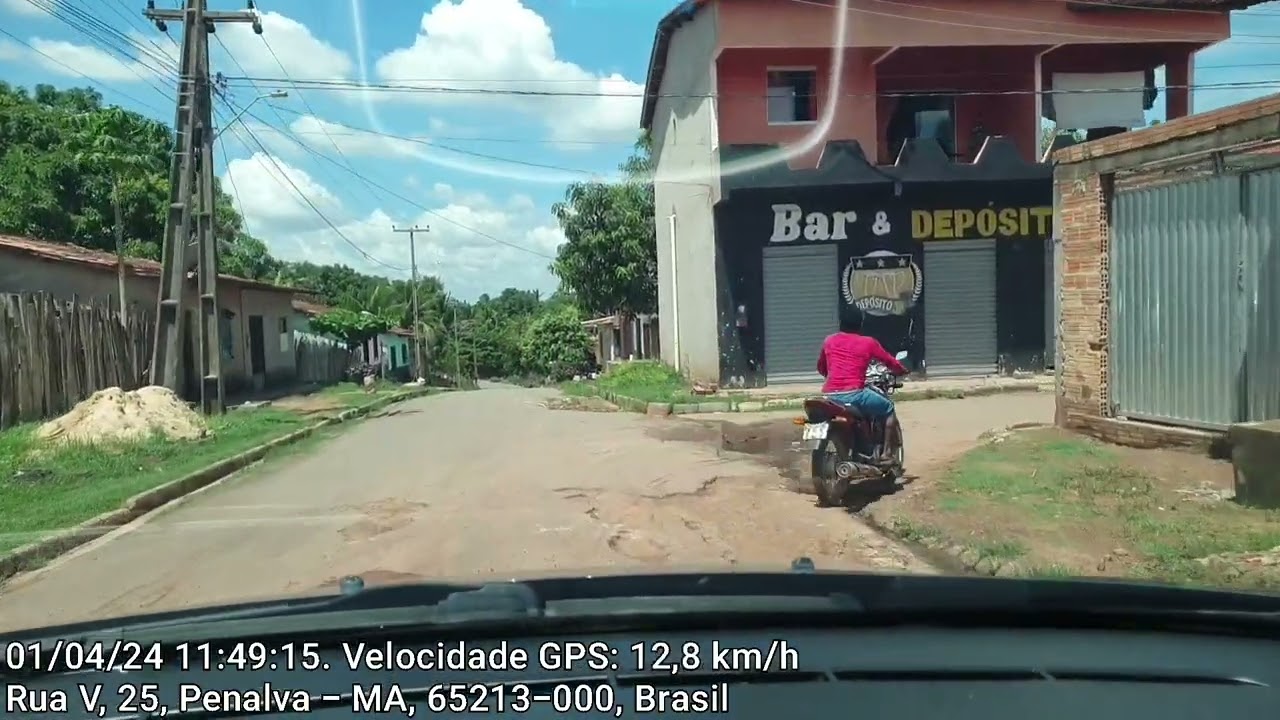 Andando nas ruas de Penalva parte 1 04/01/2024