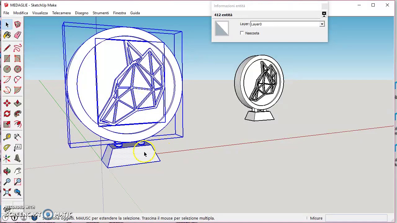127 - Progettazione 3d PREMIO! Tutorial PRO - Come disegnare e stampare il modello 3d