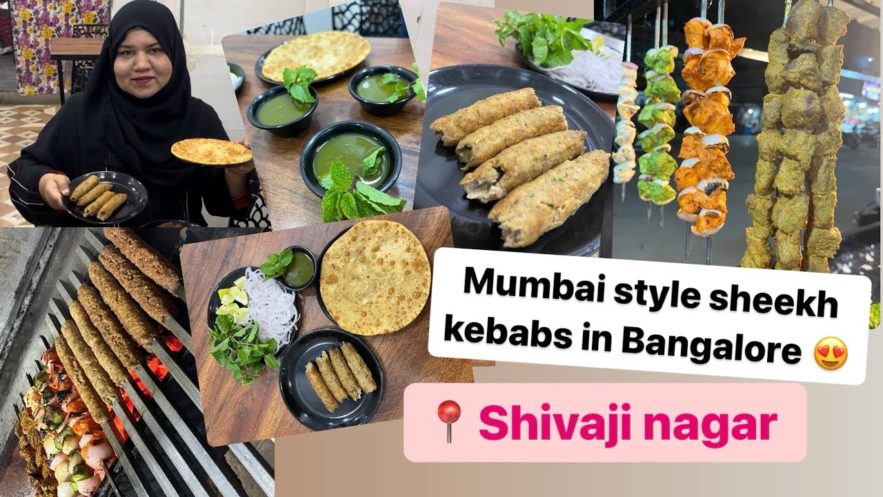 Best sheekh kebabs in Shivaji Nagar | Mumbai style sheekh with paratha starting 30₹