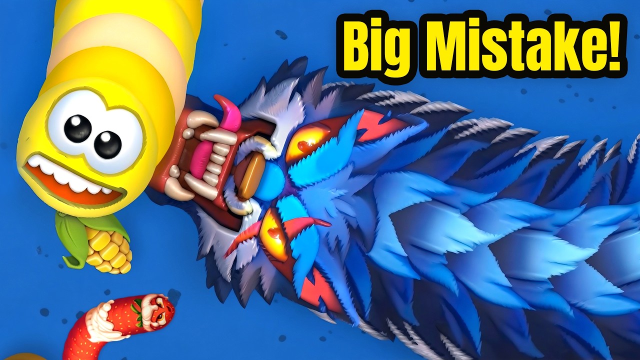 WORMSZONE.IO Геймплей 🐍 Эпизод #2 | Битва с гигантской змеей – Игра «Змея» ASMR #Игры @MrZoneDomi...