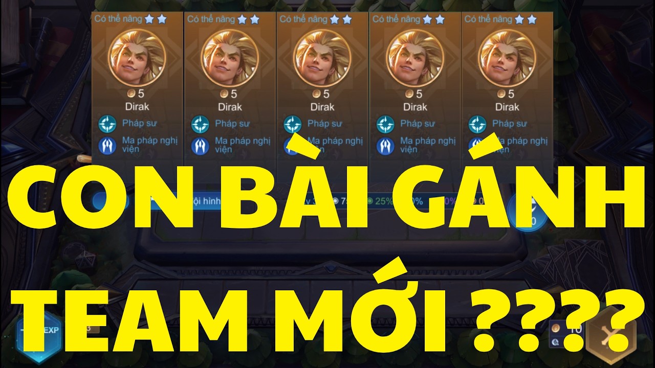 PHÁT HIỆN RA MỘT CON BÀI GÁNH TEAM MỚI SIÊU KHỎE MID GAME !!! | CỜ LIÊN QUÂN SIZ