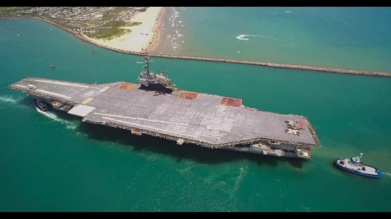 USS Ranger Ends Final Voyage at the Port of Brownsville