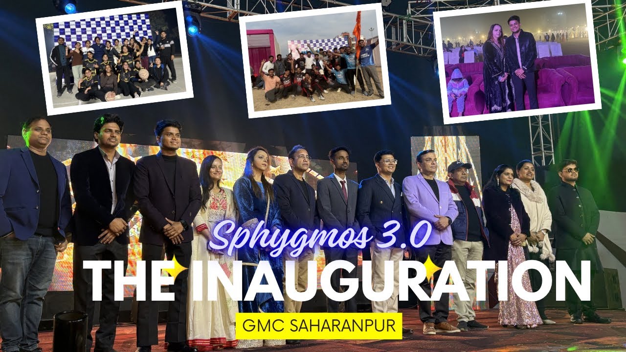 Торжественное открытие - Sphygmos 3.0 | GMC-SAHARANPUR | #mbbs #medicalcollege #medico