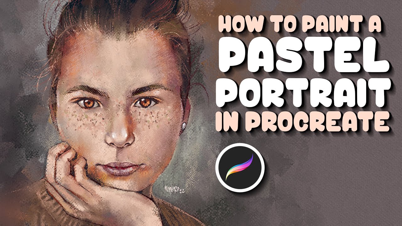 How to Paint a Portrait with Pastels in Procreate | 🎨 Tutorial 🖌