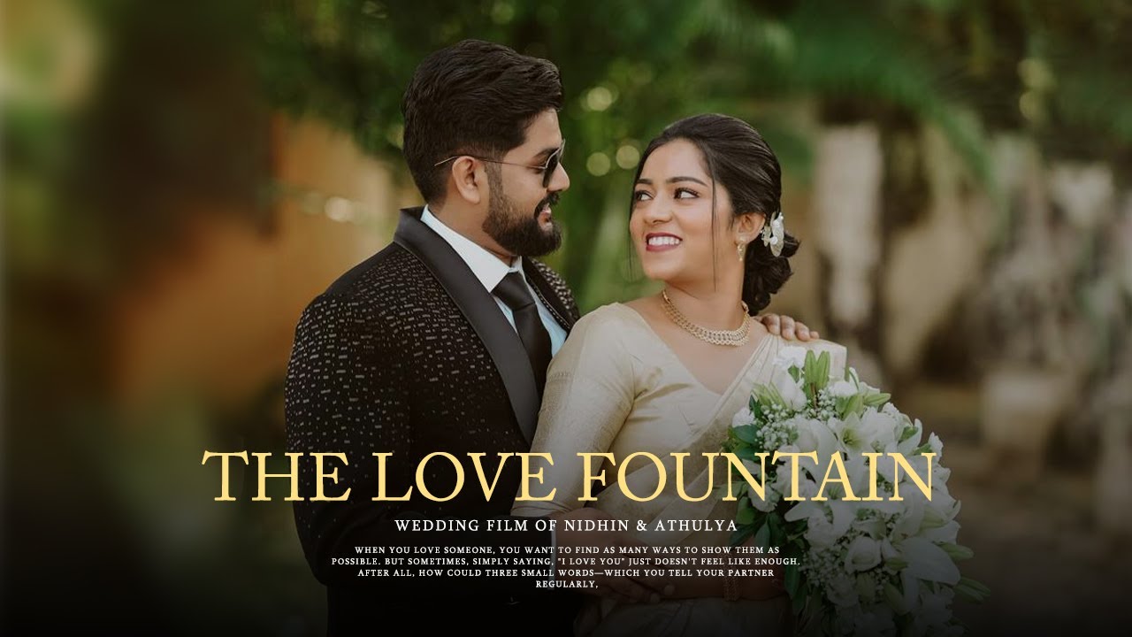 The Love Fountain | Kerala Christian Wedding Glimpses of Nidhin & Athulya - From the house of SLS