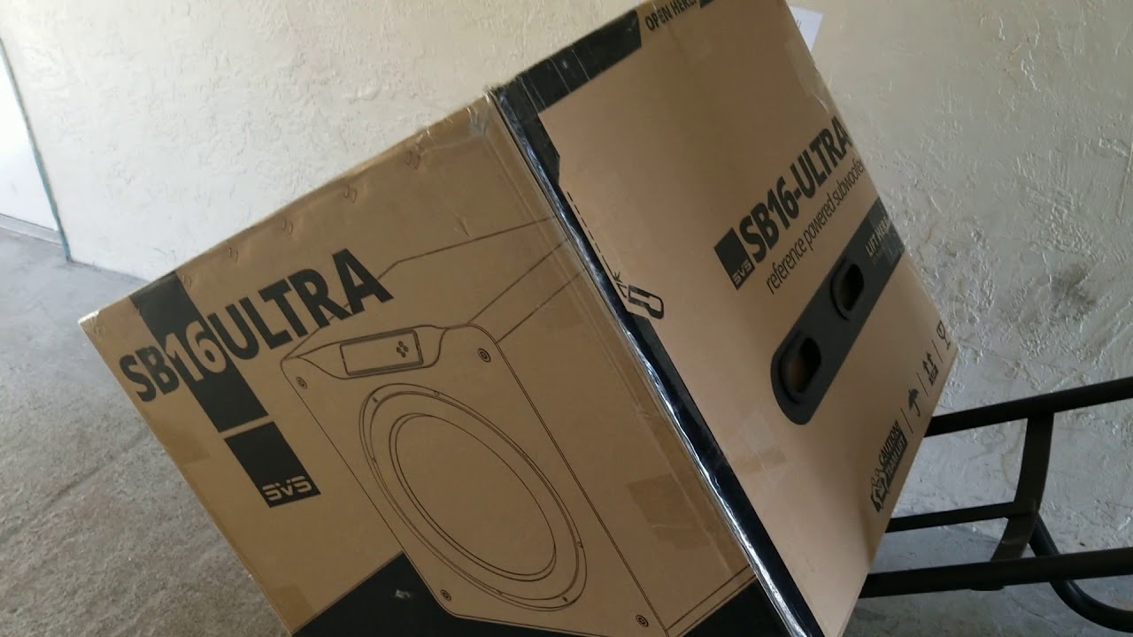 delivery of the svs sb ultra 16 subs