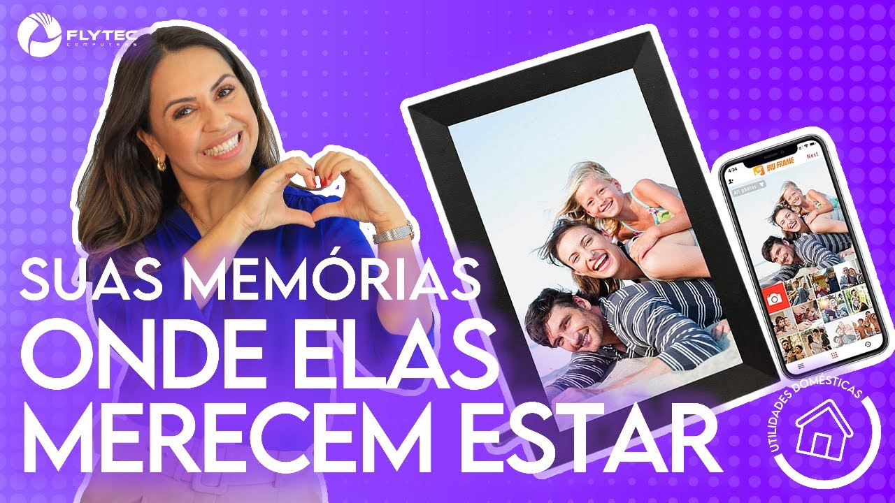 É UM PORTA RETRATO DIGITAL, COM VÁRIAS FUNÇÕES!!!