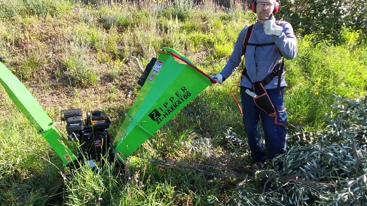 Benzinska drobilica za granje 6ks - max. Ø100mm (Split)