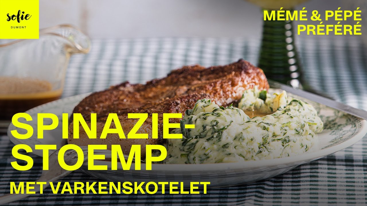 Lekkere spinaziestoemp met varkenskotelet | Sofie Dumont