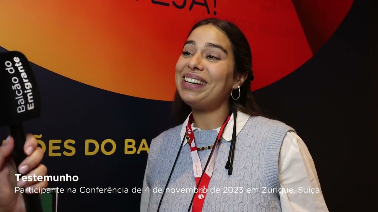 Vanessa - Participante na Conferência Regressar a Portugal a partir da Suíça
