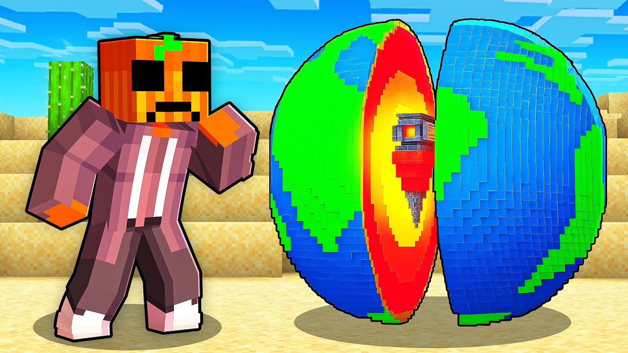 Miné al OTRO LADO del MUNDO en Minecraft!