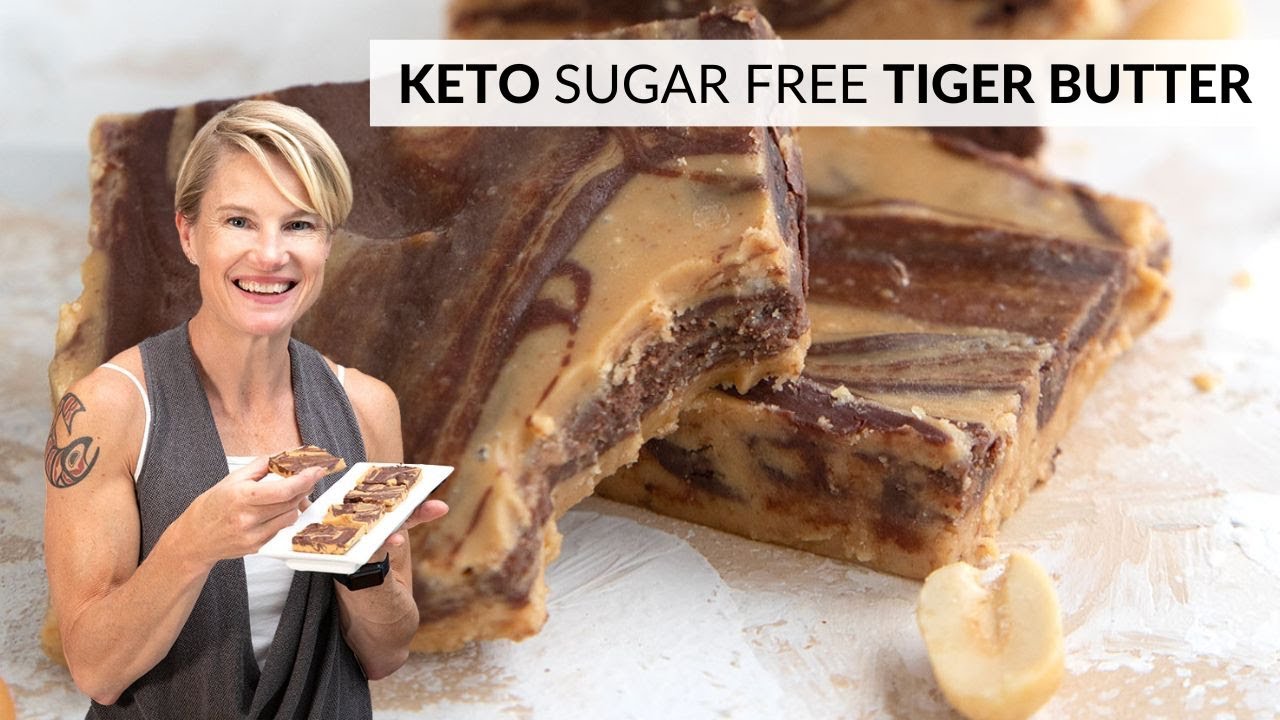 Keto Tiger Butter | SUGAR-FREE COPYCAT of Rocky Mountain Chocolate Factory!