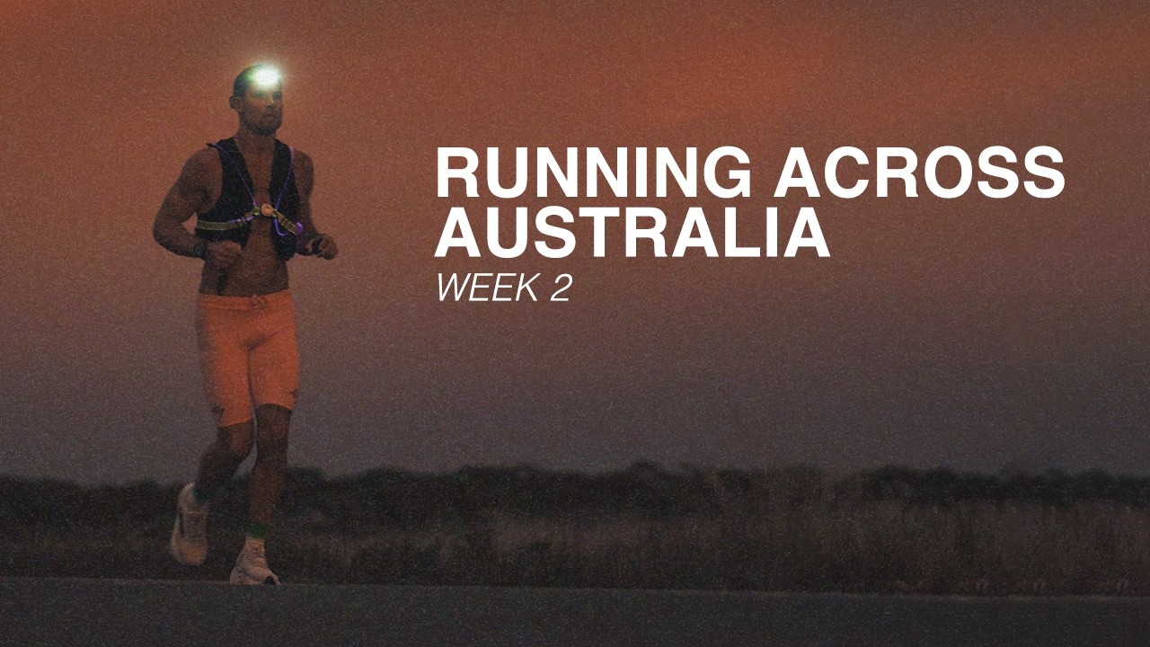 Running 110km Per Day - The Fastest Human Ever To Run Across Australia - Episode 2