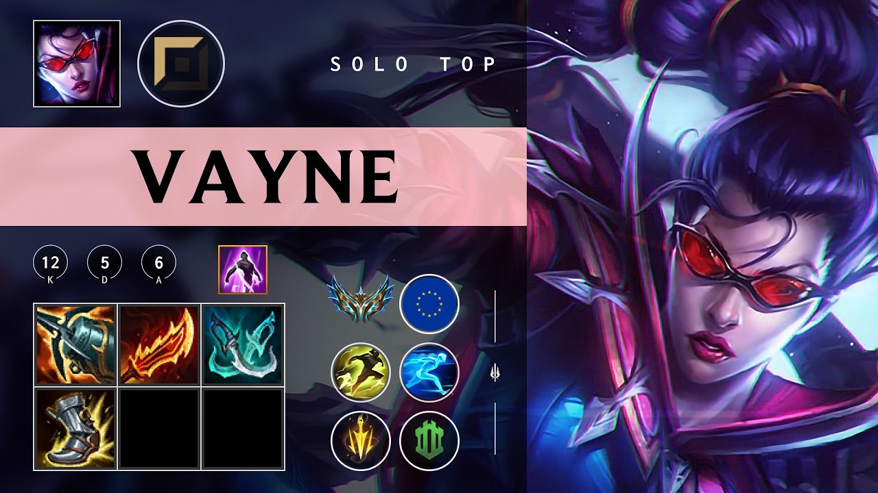 Vayne Top vs Olaf - EUW Challenger Patch 26.05