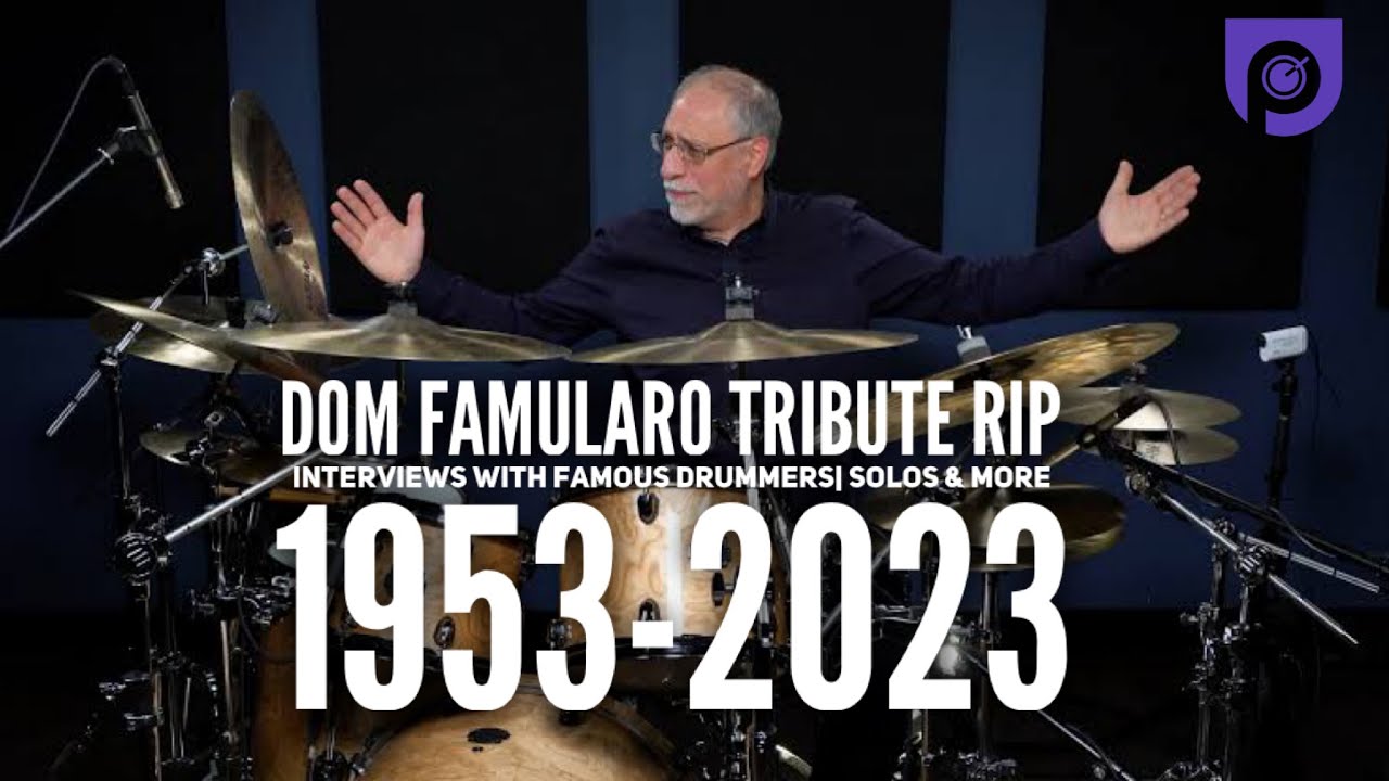 Dom Famularo Tribute RIP - Interviews with famous drummers, solos & more..