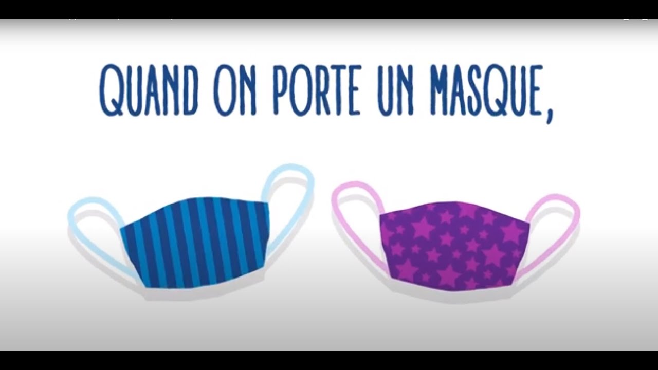 Portez-le bien : apprendre le port au masque aux enfants