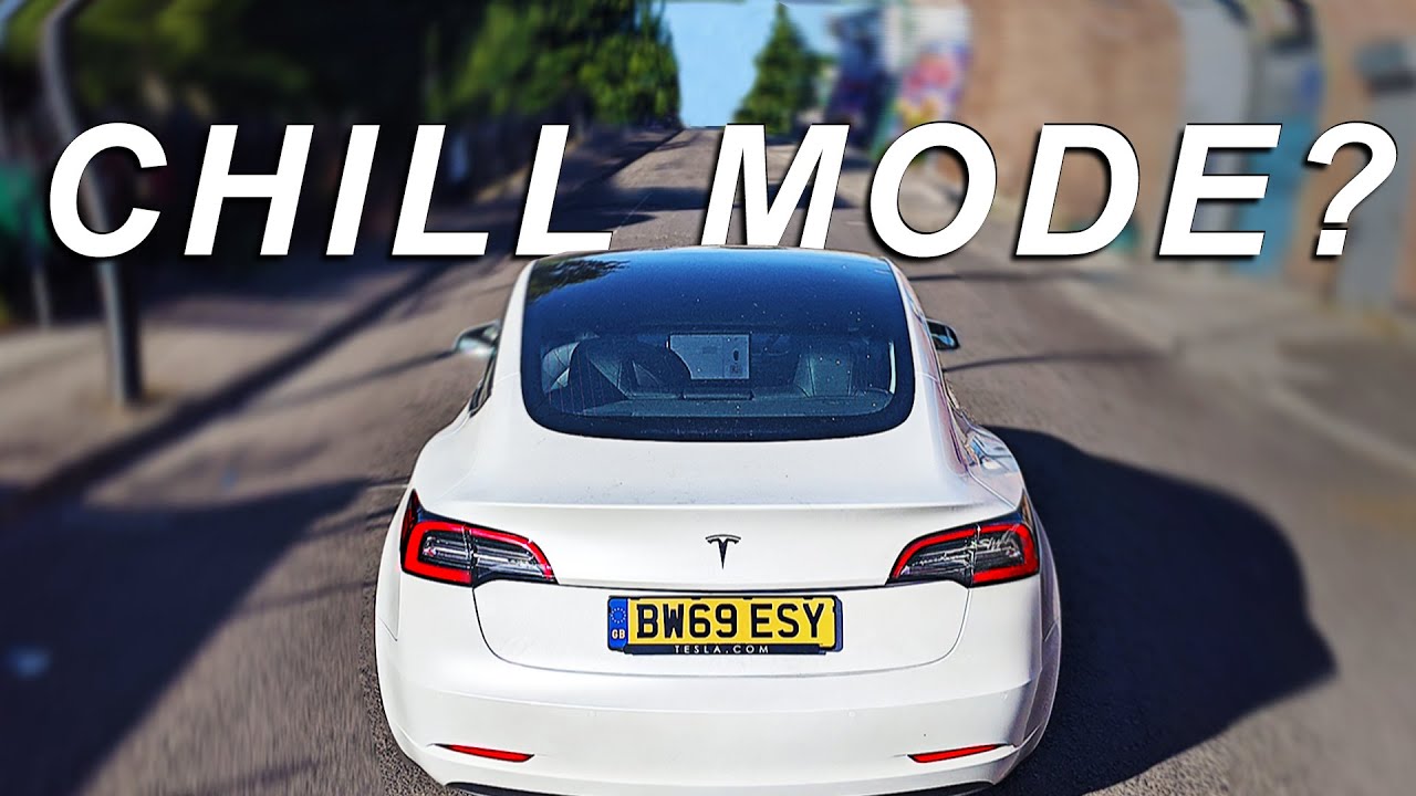 CHILL MODE 0-60 TESTED VS STANDARD MODE !!!  TESLA Model 3 Standard Range Plus UK