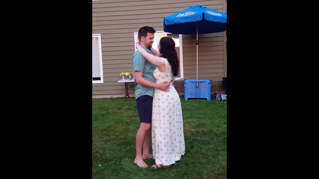 Will and Michelle's first dance.