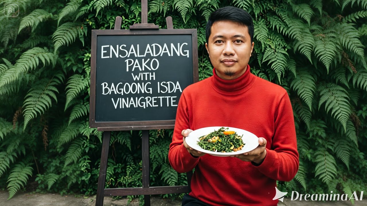 Ensaladang Pako (Fern Salad) with Bagoong Isda (Fish Sauce) Vinaigrette - My Recipe