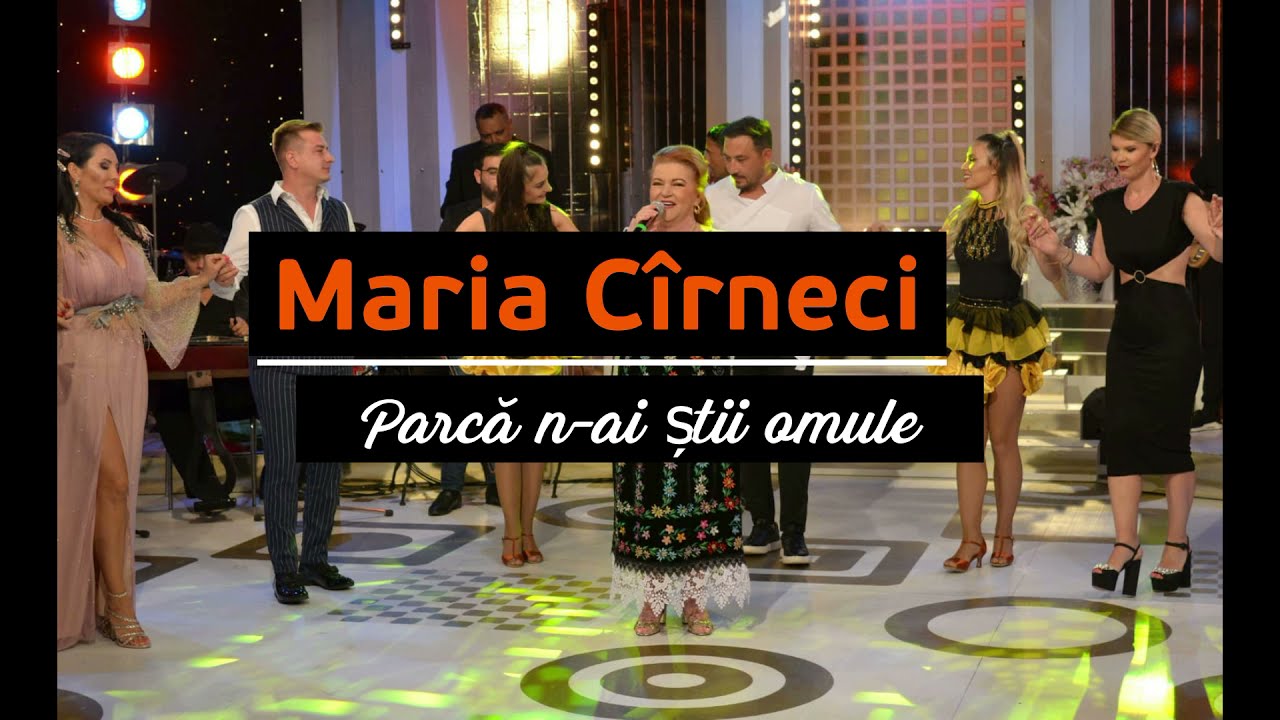 NOU 2021 - Maria Cîrneci - Parcă n-ai ști omule